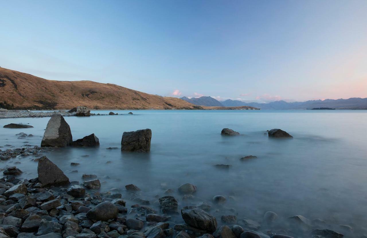 Black Beech House With Stunning Outdoor Bath Lac Tekapo Extérieur photo